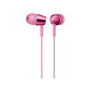 SONY ( ソニー ) イヤホン MDR-EX155 : カナル型 ピンク MDR-EX155 PI 密閉型インナーイヤーレシーバー