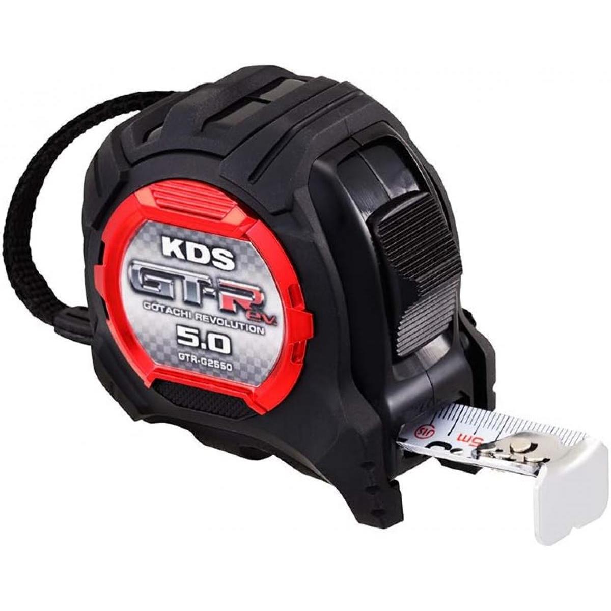 KDS 剛立G25 5M コンベックス GTR-G2550 高耐久剛立厚テープ 高耐久ナイロンコート仕様 高強度厚爪