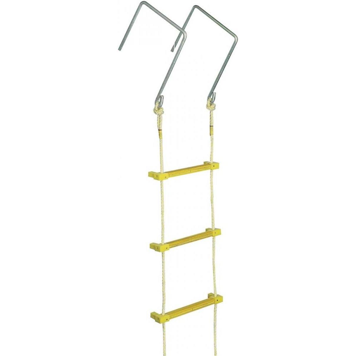 八ツ矢工業 ヤツヤ式縄ばしご大かぎ付 10m 12032 避難 はしご ロープ 避難用品 災害時 緊急用 非常用