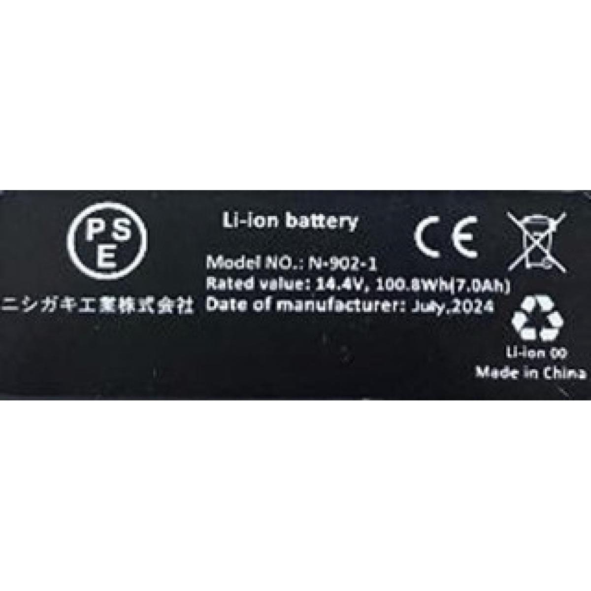 �˥����� �Хꥫ���� �Хåƥ꡼ 7A N-902-1 ������।�������ӻ��� 14.4V/7.0Ah