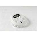 携帯用 コンパクト CDプレーヤー CD-128BT とうしょう スピーカー イヤホン付 リモコン付 Bluetooth ホワイト