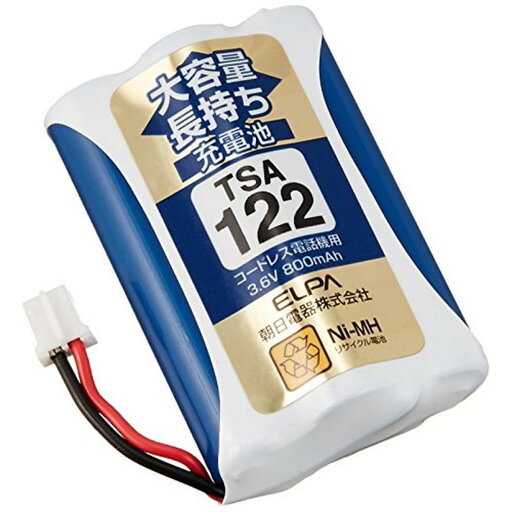 ELPA エルパ 子機用 大容量長持ち充電池 TSA-122 ELPA エルパ 子機用 大容量長持ち充電池 TSA-122
