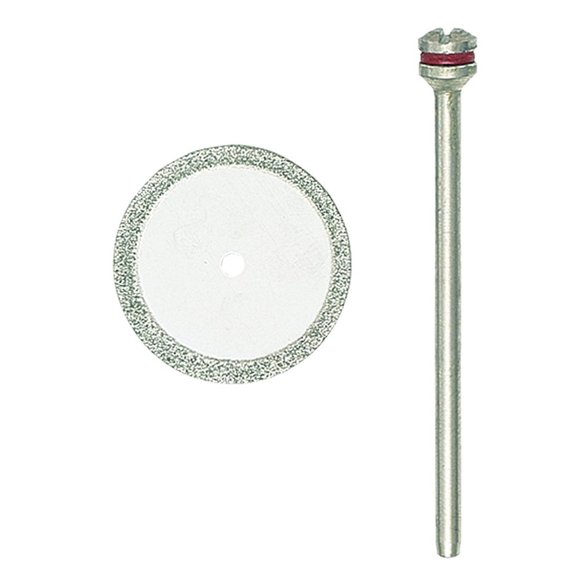 プロクソン（PROXXON） ダイヤモンドカッター1枚 シャフト付 【刃物径20mm 厚み0.6mm 軸径2.35mm】 No...