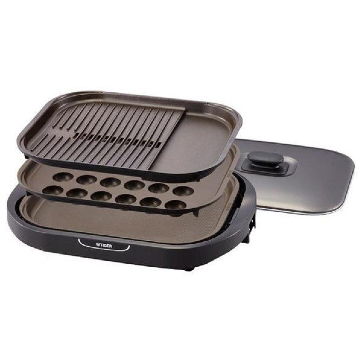 【在庫有・即納】 タイガー魔法瓶 ホットプレート CRC-B301T プレート3枚タイプ 焼肉 たこ焼き 多機能のサムネイル