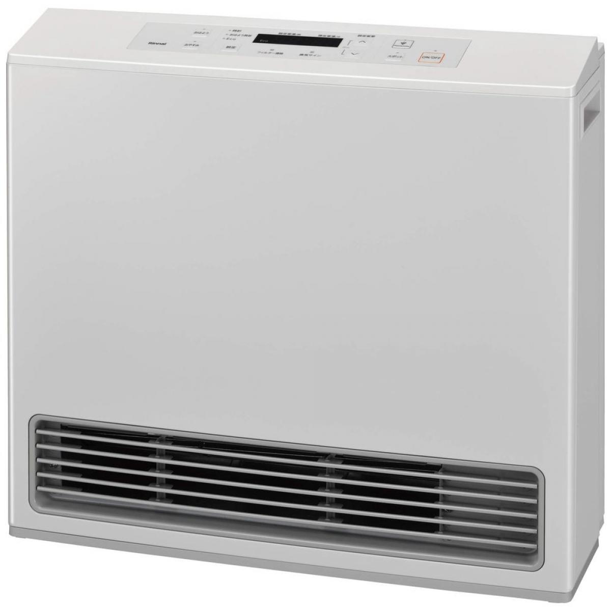 リンナイ(Rinnai) ガスファンヒーター Standard(スタンダード) RC-U5801PE-WH ホワイト 【LPガス用】　DC駆動モーター プラズマクラスター