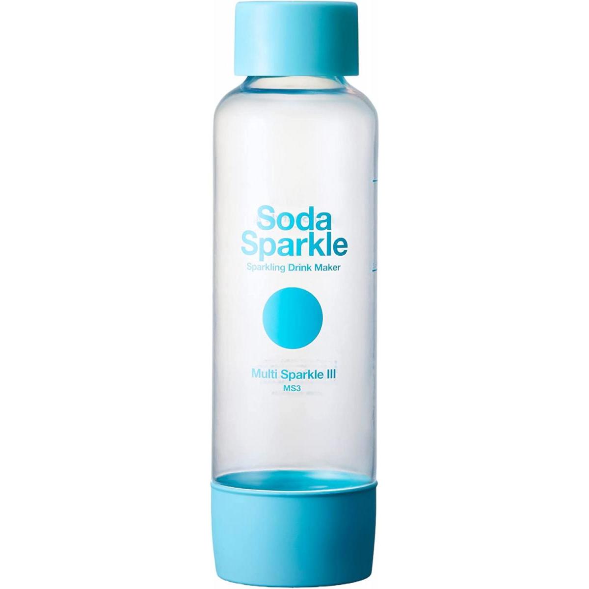 ソーダスパークル Soda Sparkle マルチスパークル3 セルリアンブルー MS3-BL 炭酸水メーカー 電源不要 持ち運び 水以外OK 炭酸化 ソーダメーカー