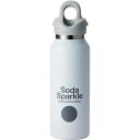 ソーダスパークル SodaSparkle×REVOMAX2 ステンレスマイボトル ホワイト 12oz スリム 355ml MSB-WH ワンタッチボトル 水筒 ...