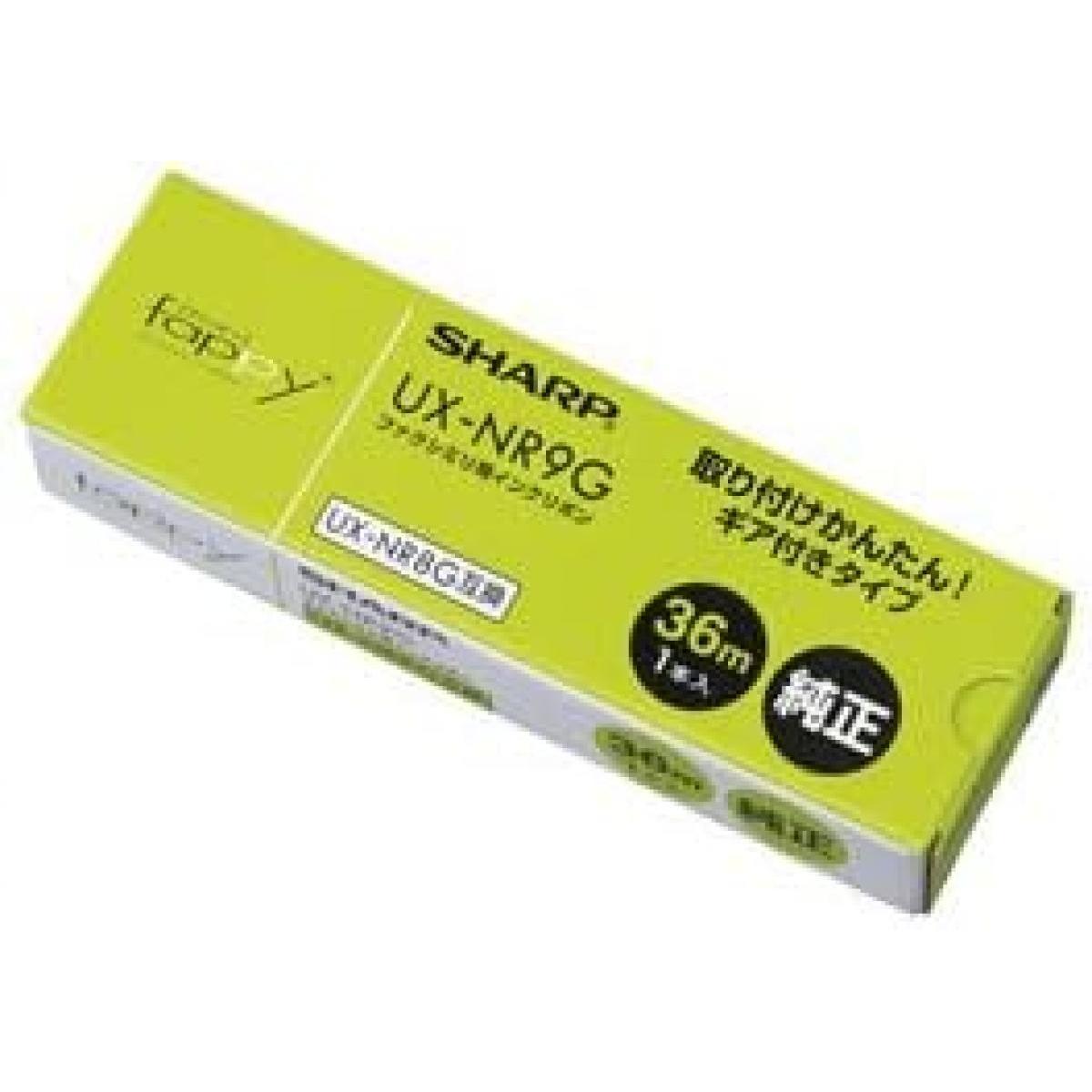 シャープ ファクシミリ用インクリボン （1本入）ギア付きタイプ UXNR9G
