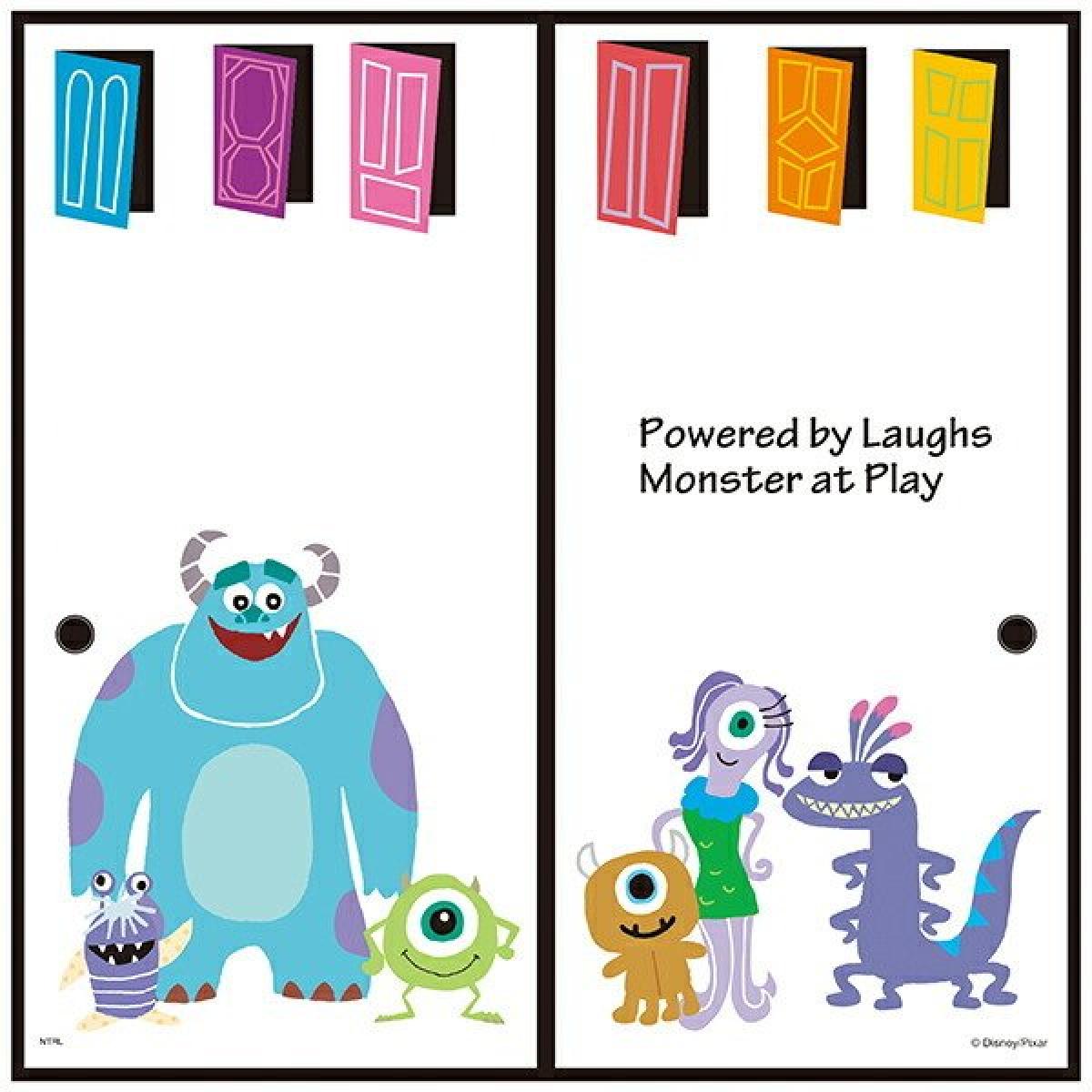 アサヒペン ふすま紙 ディズニー ピクサー モンスターズ・インク 仲間たち NTLX-009F 92cm×182cm 2枚組 襖紙 襖張り替え 襖リメイク