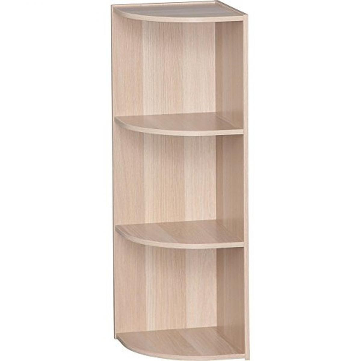 アイリスオーヤマ カラーボックス 3段 幅29×奥行29×高さ87.9cm ナチュラル コーナー用 CX-3C