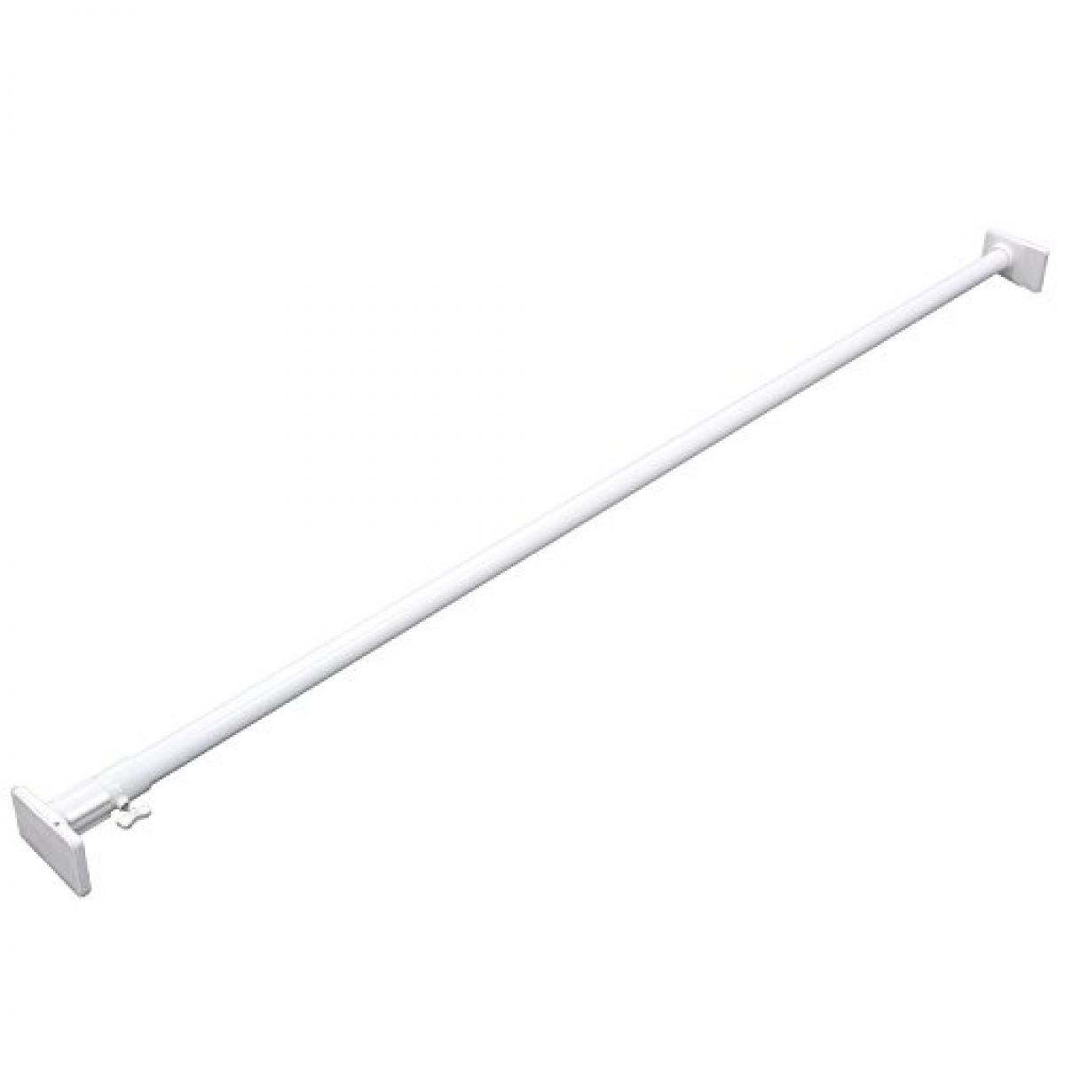 平安伸銅工業 つっぱり棒 ジャッキ式超強力極太タイプ ホワイト 幅178~283cm 耐荷重55~12kg パイプ直径3.4cm NGP-175