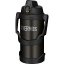 サーモス THERMOS 水筒 真空断熱 スポーツジャグ 2L ブラック FJQ-2000 BK スポーツドリンク対応 大容量 2リットル ワンタッチ 保冷専用