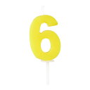 リバティーコーポレーション キャンドル ろうそく 数字 6 LD-567 デコレーション 製菓用品 誕生日 バースデー 記念日 ナンバー Style Dolce