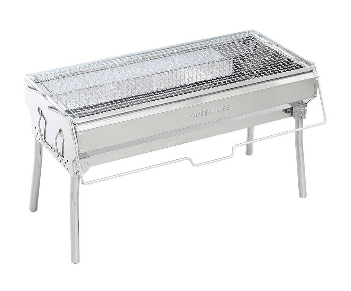 グリーンライフ(GREEN LIFE) 炭足しカンタンステンレス BBQコンロ GSB-600STTN バーベキュー通販格安セール情報 楽天 通販