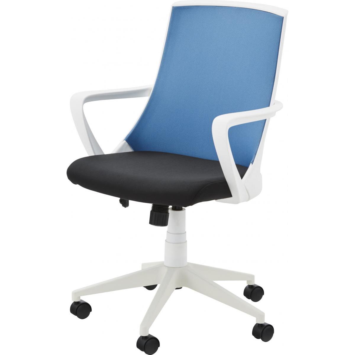 【I】東谷 Azumaya オフィスチェア ホワイト OFC-11WH 新生活 おしゃれ 模様替え 映え【代引不可/北海道・沖縄・離島不可】