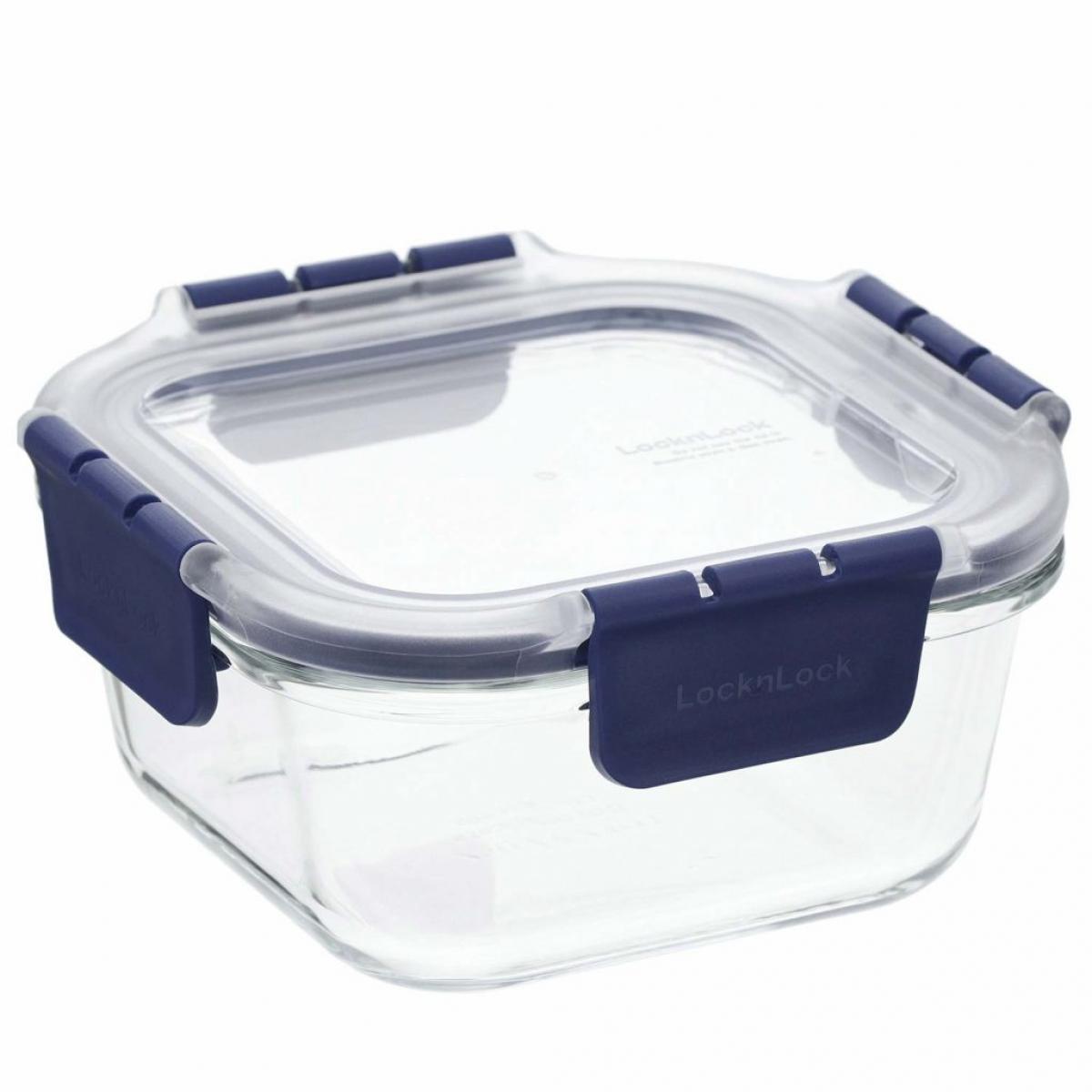 ロック＆ロック ふた付き耐熱ガラス 500ml 保存容器 スクエア LBG214 ベストコ