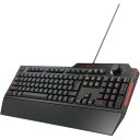 エレコム ゲーミングキーボード 有線 TK-G02UMBK 着脱式リストレスト付 ボリュームダイヤル LED調整 メンブレン フルキー ブラック(2)