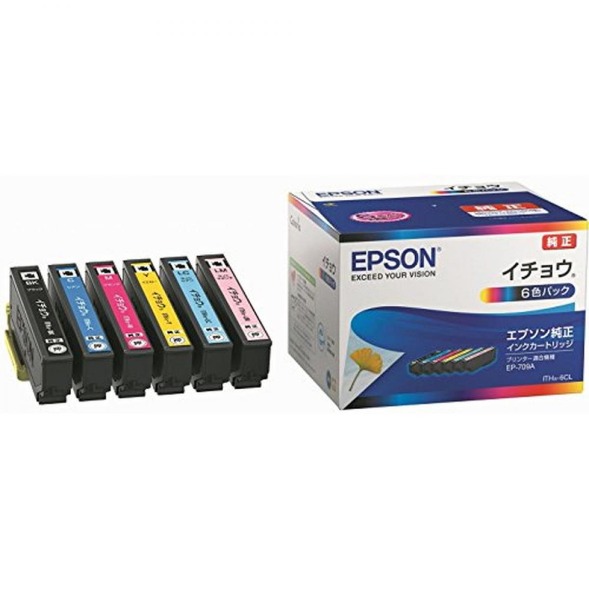 EPSON CNJ[gbW ITH-6CL 6FZbg(ڈ:C`E)