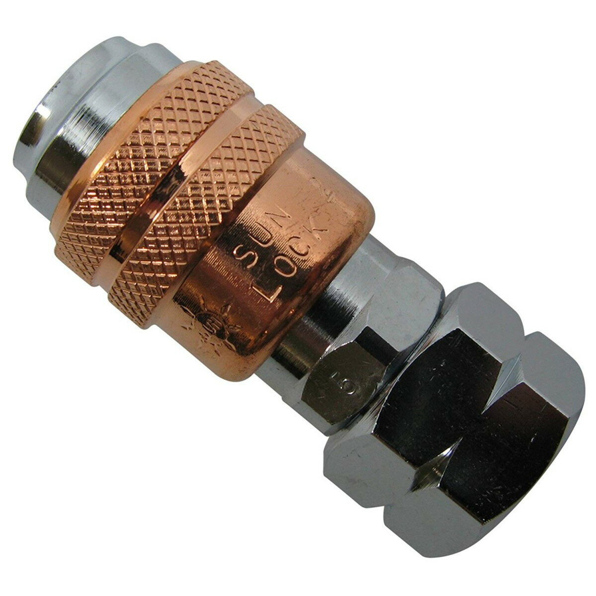 スズキッド(SUZUKID) ガス用ゲージ直結ソケット SGV-2 可燃性ガス調整器用 1個　ガス溶接・切断