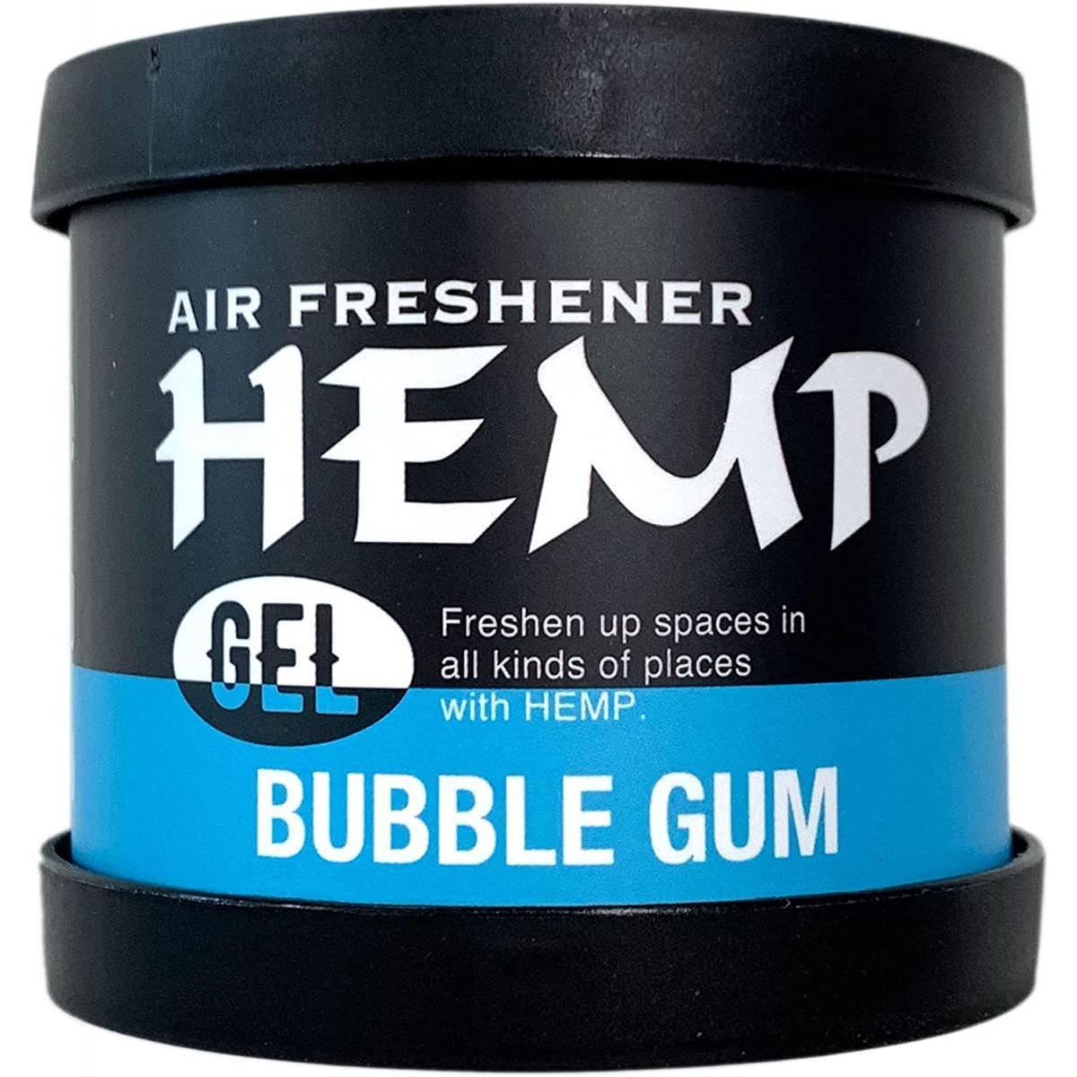 HEMP(ヘンプ) ルームフレグランス エアーフレッシュナー ジェル BUBBLE GUM バブルガム 80g　芳香剤 置き型 ニューアークス NAX-050-009