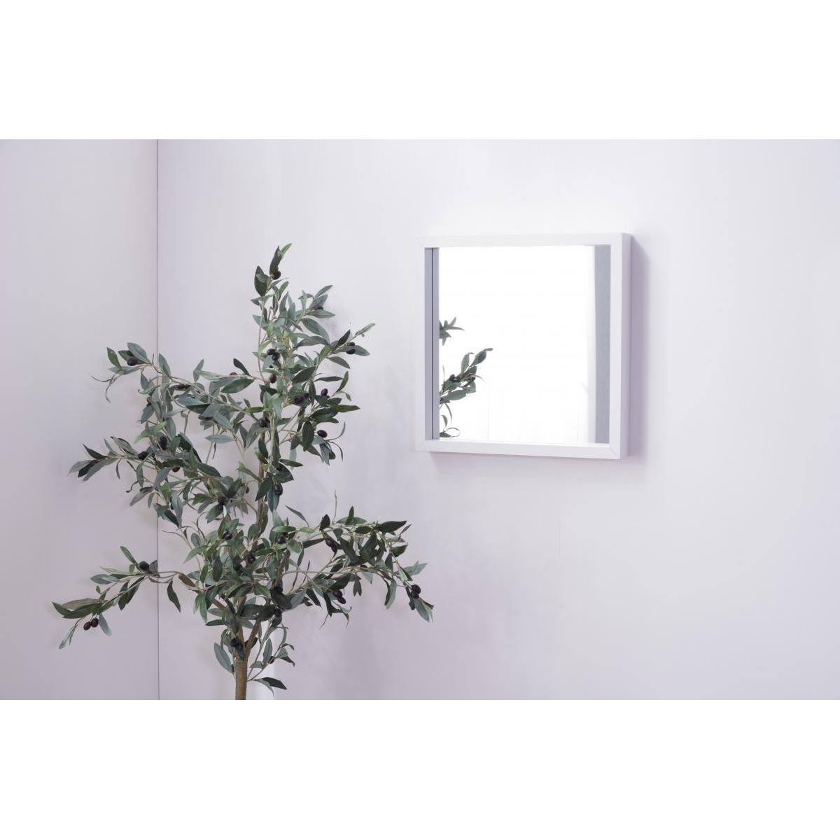 ダイユーエイト楽天市場店の【I】東谷 Azumaya ミラーL ホワイト MU-034WH 新生活 おしゃれ 模様替え 映え【代引不可/北海道・沖縄・離島不可】｜アングル2