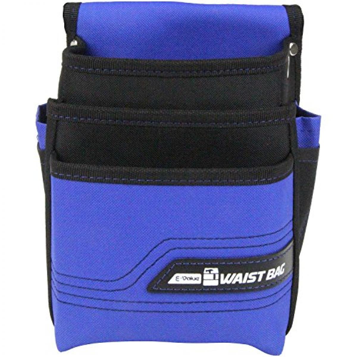 E-Value 腰袋3段 ブルー EWB-3D-BL