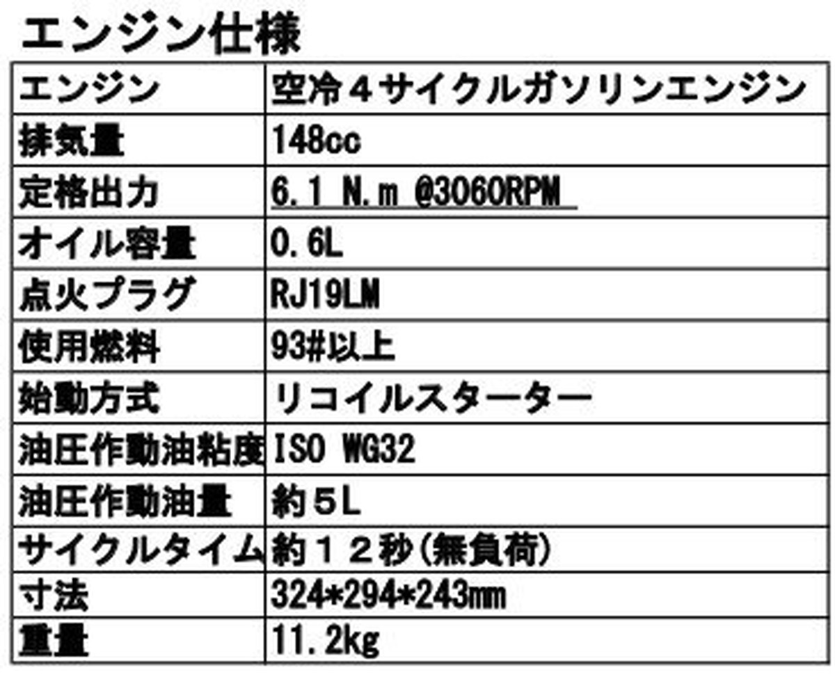 SHINSEI（シンセイ）『コンパクト薪割り機（BE7.5-45）』