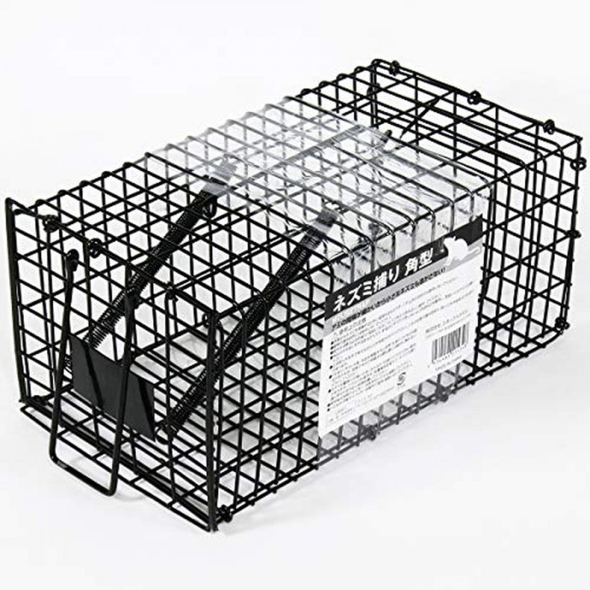 ミネックスメタル ネズミ捕り 33951 角型 ブラック ねずみ 捕獲