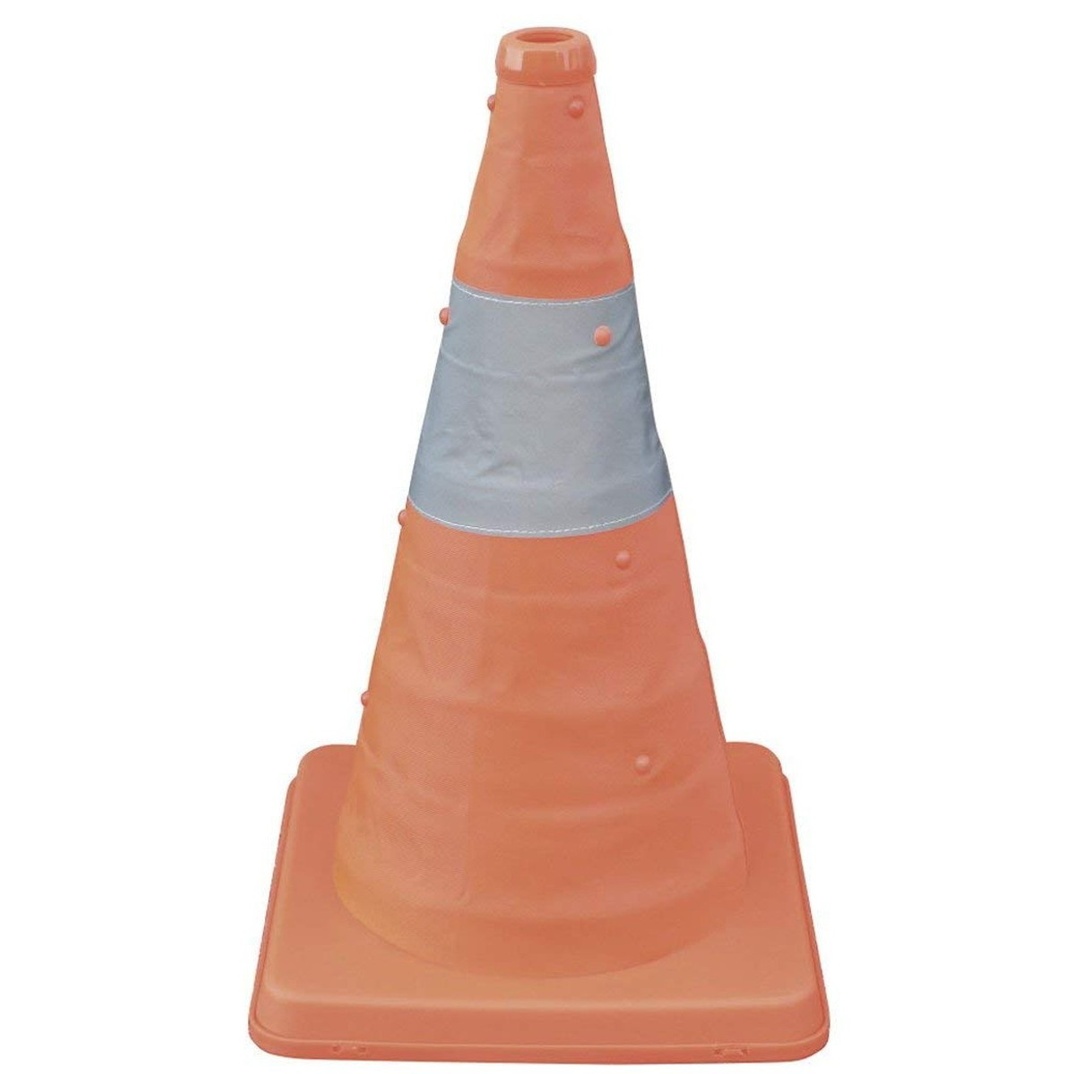 ミズケイ 役立-ツ 伸縮式三角コーン 41cm オレンジ