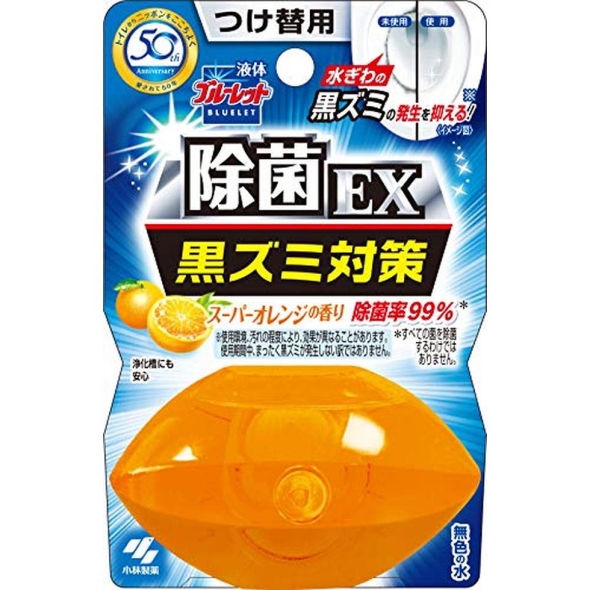 液体ブルーレットおくだけ除菌EX トイレタンク芳香洗浄剤 詰め替え用 スーパーオレンジの香り 70ml