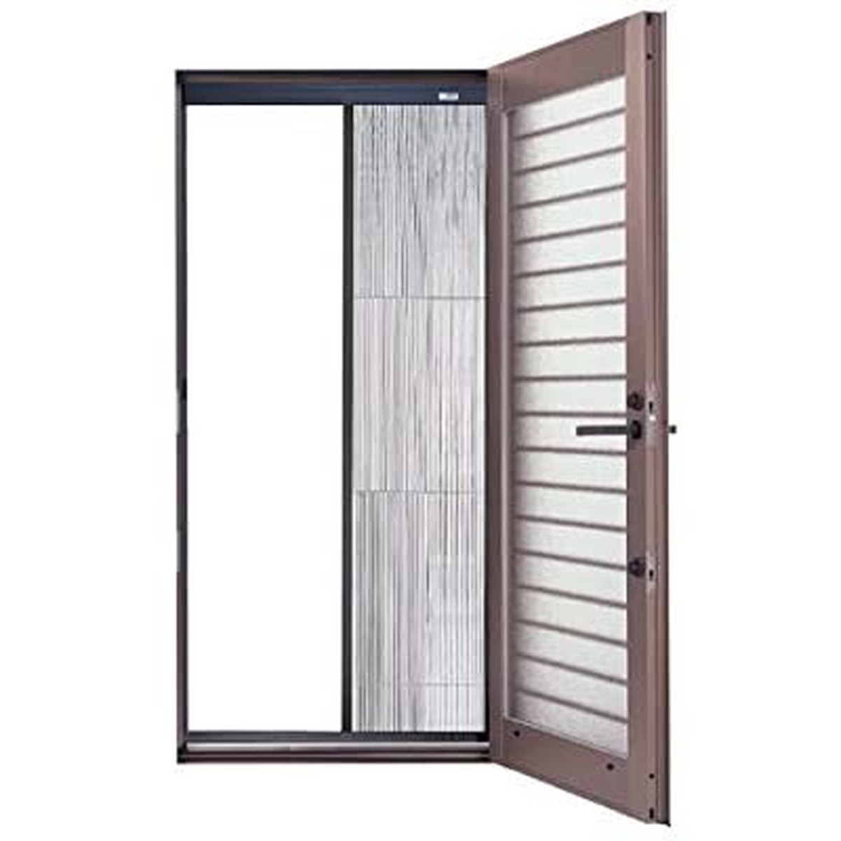 セイキ販売 SEIKI オレジョーズII ドア用アコーデオン網戸 HAT-187 W860×H1870 玄関網戸 ドア網戸 DIY 節電