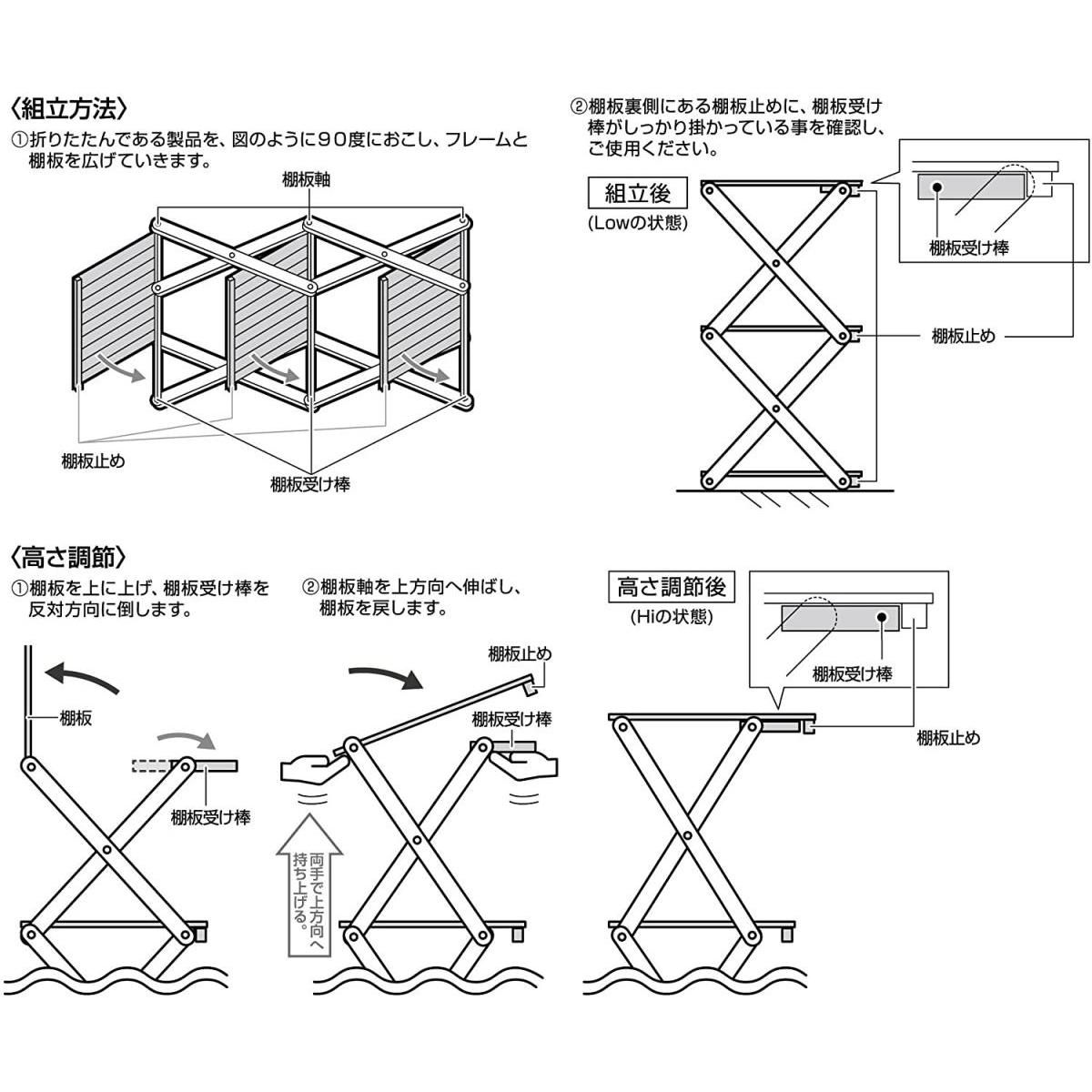 キャプテンスタッグ(CAPTAIN STAG) 木製 3段ラック UP2584CSC UP-2584通販格安セール情報 楽天 通販