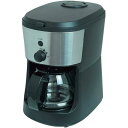HIRO 全自動コーヒーメーカー コーヒー豆・粉両対応 大容量 5カップ分 CM-503Z