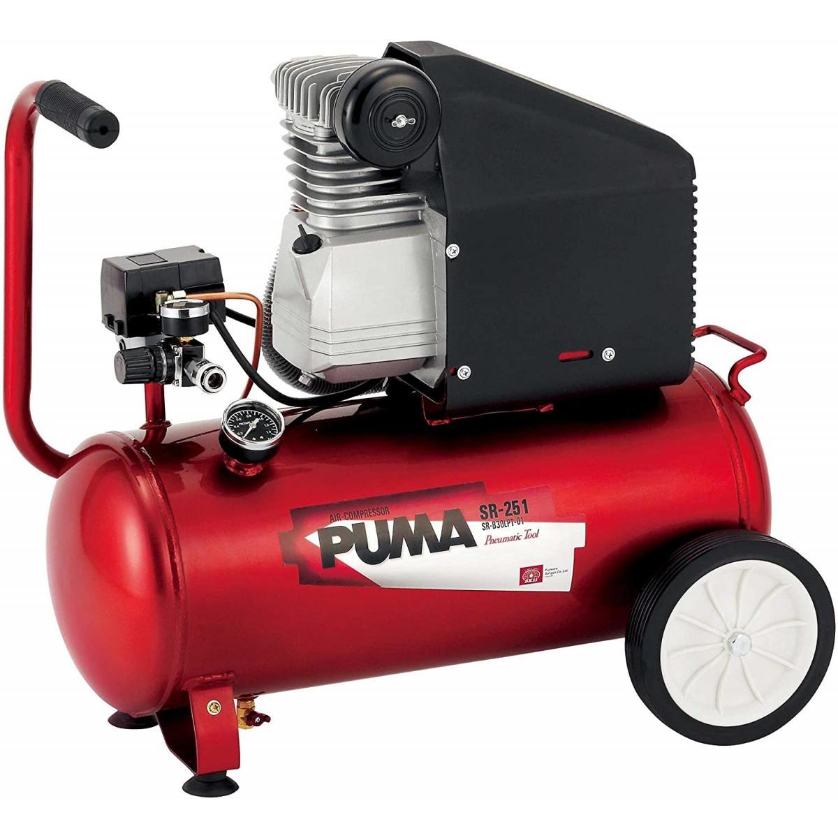 SK11 オイル式 エアーコンプレッサー SR-251 タンク容量 30L SR-B30LPT-01 PUMA コンプレッサ エアーツール