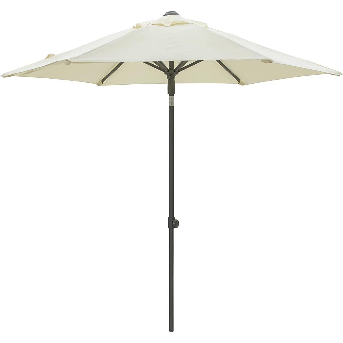 タカショー(Takasho) パラソル EGプッシュパラソル 2.5m オフホワイト SHR-A25W ガーデン パラソル 日..