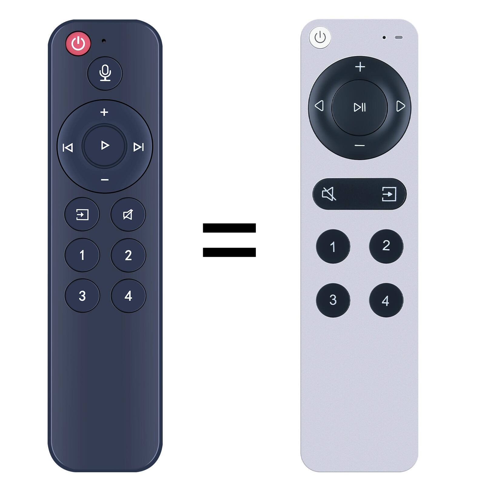 互換リモコン for WiiM Amp Ultra オーディオストリーマー用音声リモコン AMP003対応