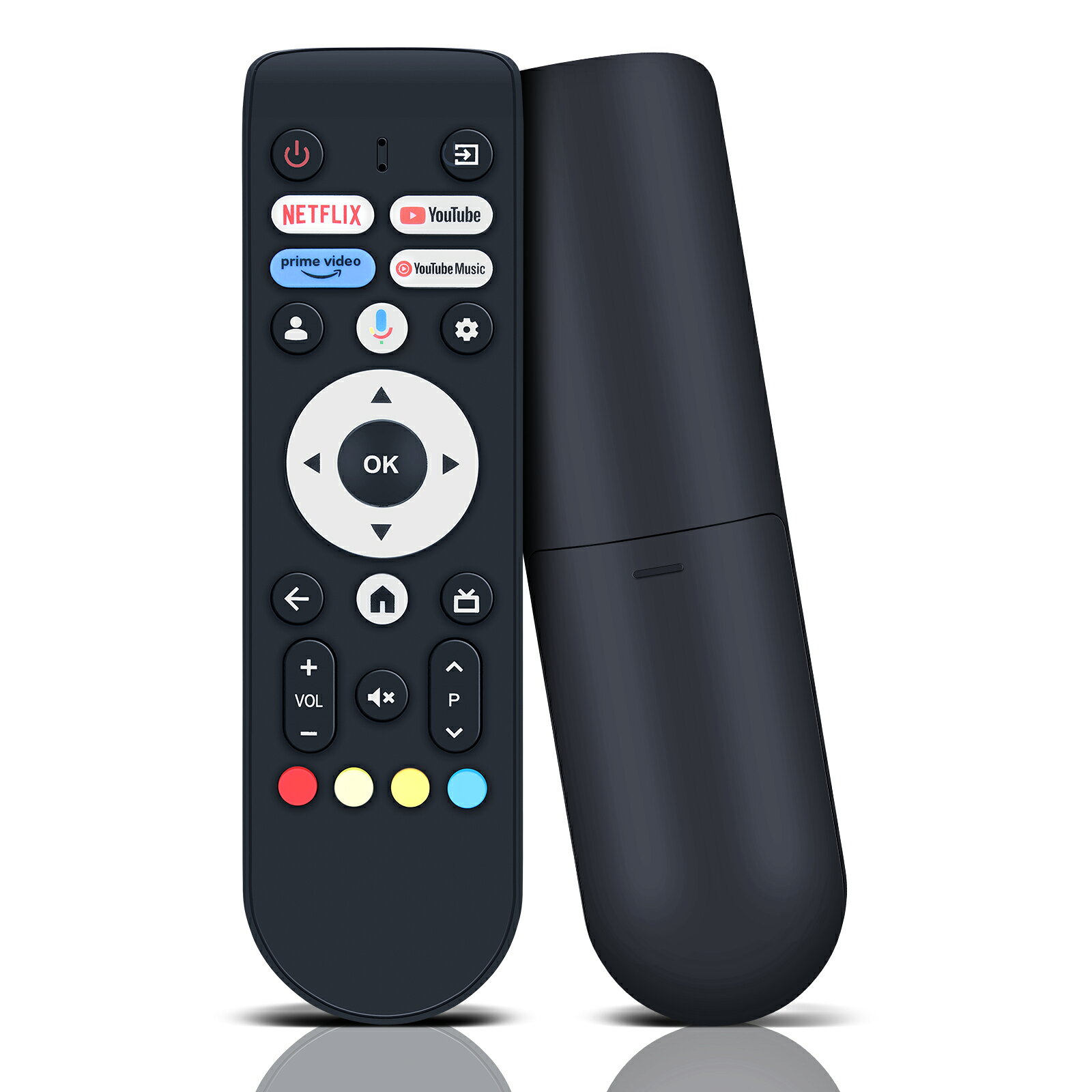 互換リモコン for FPD チューナーレステレビ用 4K Google TV用 音声機能付き 43V型 50V型 55V型 65V型 70V型 CG43-C2...