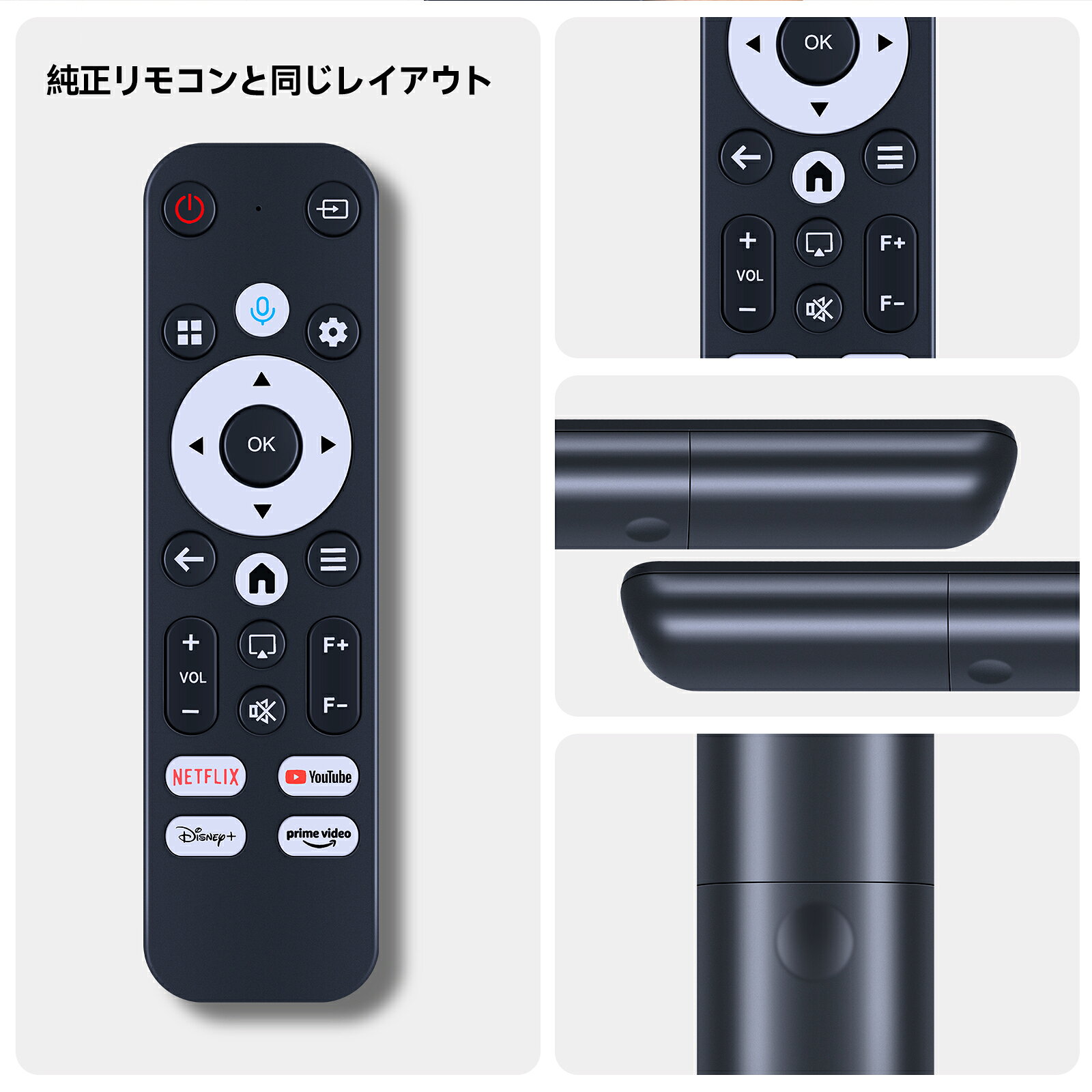 プロジェクターリモコン for CINEMAGE プロジェクター CUBE 対応 互換品 daiyu888-10001765 Ratel shop サンプル画像2