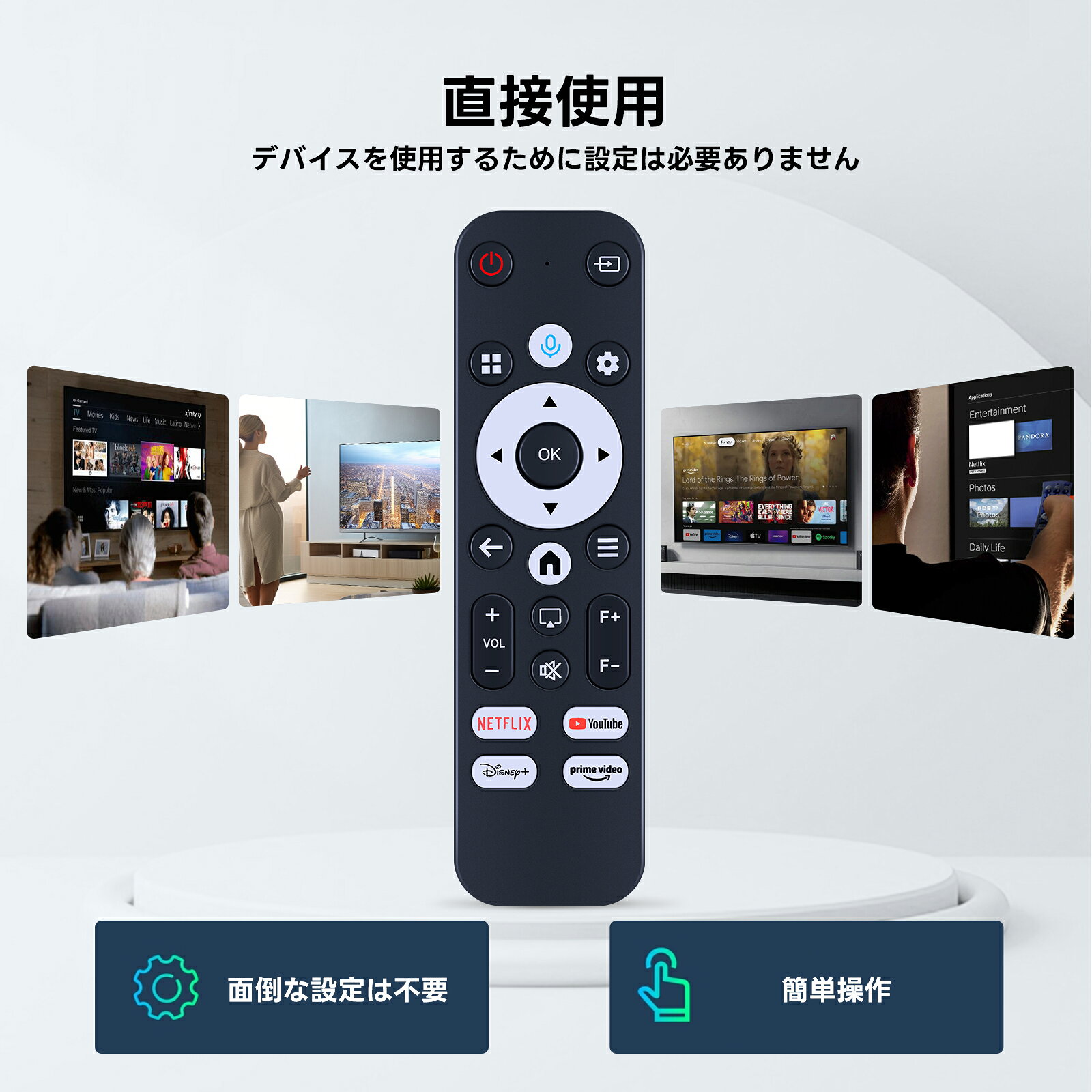 プロジェクターリモコン for CINEMAGE プロジェクター CUBE 対応 互換品 daiyu888-10001765 Ratel shop サンプル画像3