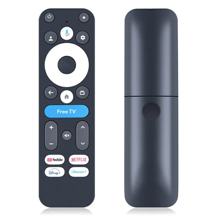樂天商城 - メディアプレーヤーリモコン R-C-OHS-C008 for Onn 4K Pro Google TV ストリーミングボックス 交換リモコン ブラック