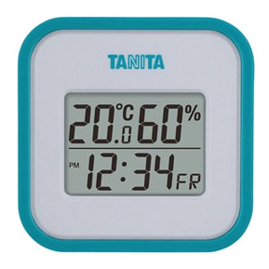【メール便対応】TANITA　タニタ　デジタル温湿度計 TT-558-BL（ブルー）※ネコポス不可