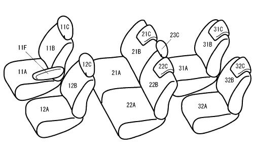 シエンタハイブリッド シートカバー NHP170G H27/7- ベーシックα ベレッツァ/Bellezza (T366