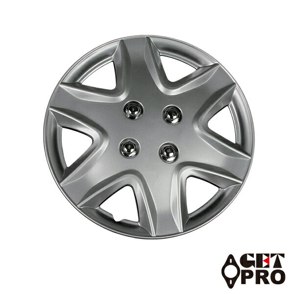 ホイールカバー 14インチ 汎用品 シルバー 4枚セット ゲットプロ GET-PRO (L049B14