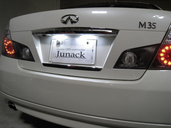乐天商城 - スカイライン LEDトランスナンバー V35 01.06〜06.10 バルブ交換タイプ Junack/ジュナック (NNL-4