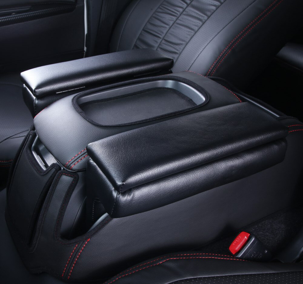 ハイエース アームレスト 200系 2004/8- ブラックレザー LUNA/ルナ (LHAR02B