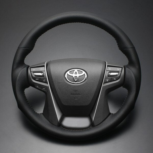 アルファード ステアリング 30系 2015/1- ダークグレーレザー LUNA/ルナ (LSAVC-GL