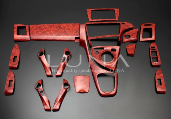 プリウス インテリアパネル 19P 30系 2009/5-2015/12 茶木目 LUNA/ルナ (PLT551