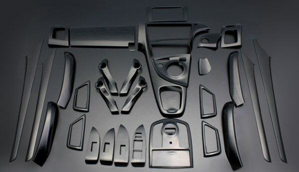 プリウス インテリアパネル 33P 30系 2009/5-2015/12 黒木目 LUNA/ルナ (PLT635