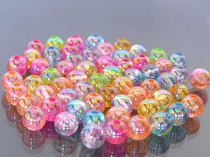 【ランキング1位受賞】【20パック分おまとめセット】【アクリルビーズ】 丸玉オーロラ 約6mm 約60個 【アクリル・アクリルビーズ・ビーズ・ビーズパーツ・パーツ・アクリルパーツ・プラスチックビーズ】 daizybeads-10009259 ビーズ パーツ通販デイジービーズ サンプル画像2