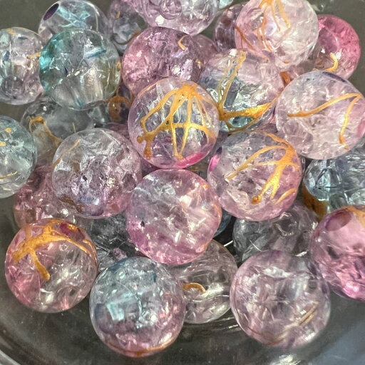 【20パックセット】【アクリルビーズ】 丸玉クラック 約8mm 約9g 穴径約2mm 【アクリル・アクリルビーズ・ビーズ・ビーズパーツ・パーツ・アクリルパーツ・プラスチックビーズ】 【20パックセット】【アクリルビーズ】 丸玉クラック 約8mm 約9g 穴径約2mm 【アクリル・アクリルビーズ・ビーズ・ビーズパーツ・パーツ・アクリルパーツ・プラスチックビーズ】